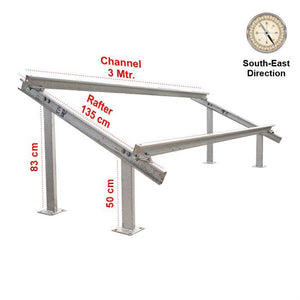 Loom solar 3 panel stand (375 watts)