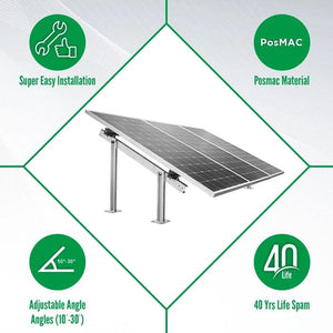 Loom solar 3 panel stand (375 watts)